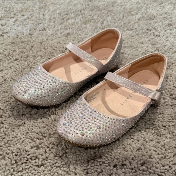 Girls Bejeweled Dress Shoes - Picture 3 of 5